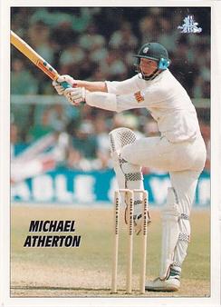 1995 Panini Cricket Stickers #82 Michael Atherton Front
