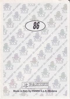 1995 Panini Cricket Stickers #86 Phillip DeFreitas Back