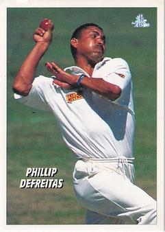 1995 Panini Cricket Stickers #86 Phillip DeFreitas Front