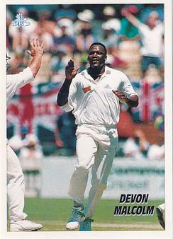 1995 Panini Cricket Stickers #91 Devon Malcolm Front