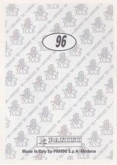 1995 Panini Cricket Stickers #96 Philip Tufnell Back
