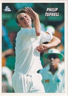 1995 Panini Cricket Stickers #96 Philip Tufnell Front