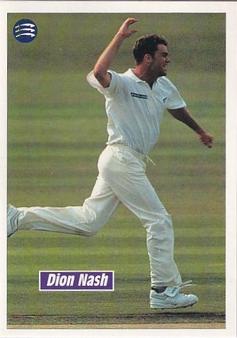 1995 Panini Cricket Stickers #105 Dion Nash Front