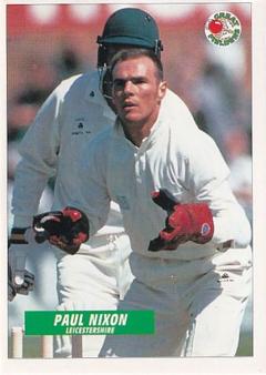 1995 Panini Cricket Stickers #132 Paul Nixon Front