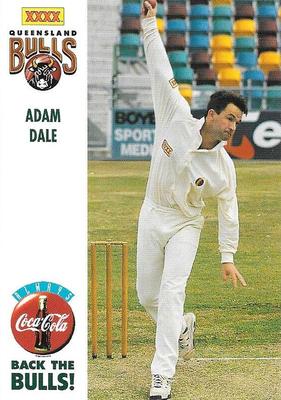 1994-95 Coca Cola Queensland Bulls Cricketers #NNO Adam Dale Front