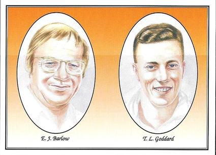 1994 County Print Services First Knock (Cricket Opening Pairs) #10 E.J. Barlow / T.L. Goddard Front