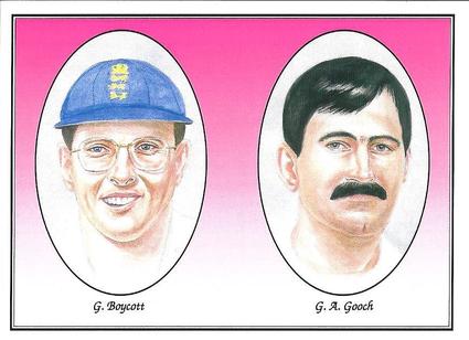 1994 County Print Services First Knock (Cricket Opening Pairs) #11 G.Boycott / G.A. Gooch Front
