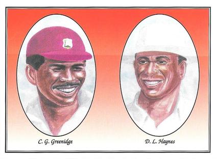 1994 County Print Services First Knock (Cricket Opening Pairs) #12 C.G. Greenidge / D.L. Haynes Front