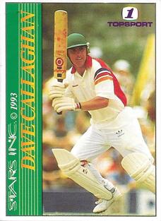 1993 Stars Topsport South Africa v Australia #NNO Dave Callaghan Front
