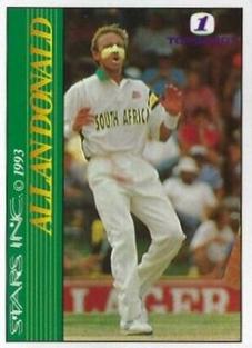 1993 Stars Topsport South Africa v Australia #NNO Allan Donald Front