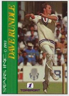 1993 Stars Topsport South Africa v Australia #NNO Dave Rundle Front