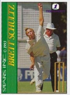 1993 Stars Topsport South Africa v Australia #NNO Brett Schultz Front