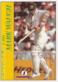 1993 Stars Topsport South Africa v Australia #NNO Mark Waugh Front