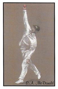 1994 County Print Services 1920's Test Cricketers (Series 1) #14 Ted McDonald Front