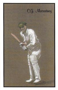1994 County Print Services 1920's Test Cricketers (Series 1) #17 Charlie Macartney Front