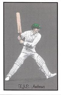 1994 County Print Services 1920's Test Cricketers (Series 2) #11 Tommy Andrews Front
