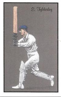 1994 County Print Services 1920's Test Cricketers (Series 2) #13 Ernest Tyldesley Front
