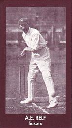 1992 County Print Services Cricketers 1906 #11 Albert Relf Front