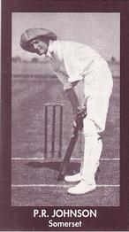 1992 County Print Services Cricketers 1906 #20 Peter Johnson Front