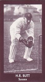 1992 County Print Services Cricketers 1906 #42 Harry Butt Front
