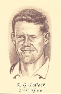 1992 County Print Services 1960's Test Cricketers #6 Graeme Pollock Front
