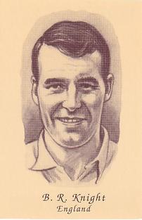 1992 County Print Services 1960's Test Cricketers #34 Barry Knight Front