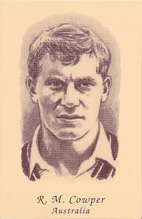 1992 County Print Services 1960's Test Cricketers #39 Bob Cowper Front