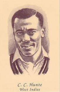 1992 County Print Services 1960's Test Cricketers #48 Conrad Hunte Front
