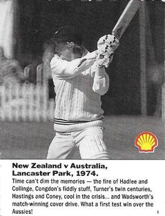 1992 Shell World Of Cricket (New Zealand) #1 New Zealand v Australia 1974 Front