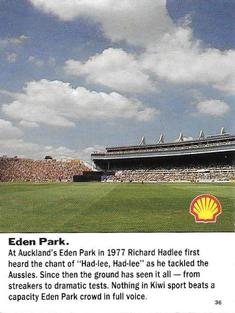 1992 Shell World Of Cricket (New Zealand) #36 Eden Park Front