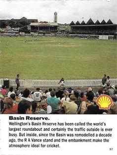1992 Shell World Of Cricket (New Zealand) #37 Basin Reserve Front