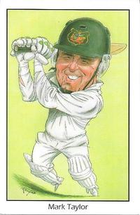 1993 County Australian Test Cricketers #2 Mark Taylor Front