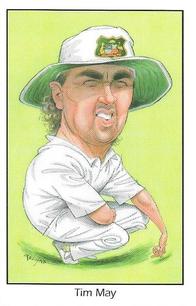 1993 County Australian Test Cricketers #7 Tim May Front