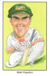 1993 County Australian Test Cricketers #11 Matt Hayden Front