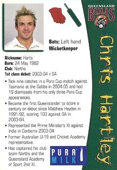 2005-06 Queensland Bulls #NNO Chris Hartley Back