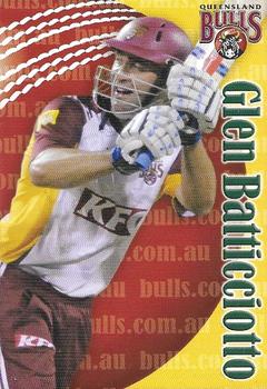 2009-10 Queensland Bulls Cricket #NNO Glen Batticciotto Front