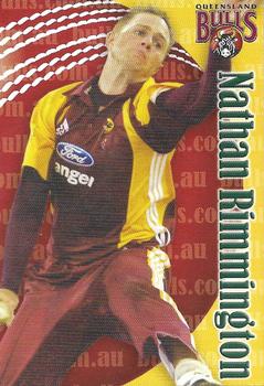 2009-10 Queensland Bulls Cricket #NNO Nathan Rimmington Front