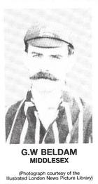 1990 A.T. Marks 1903 Middlesex Cricketers #NNO George Beldam Front