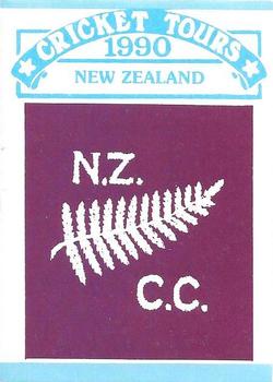 1990 Stamp Publicity Cricket Tours #2 New Zealand Front