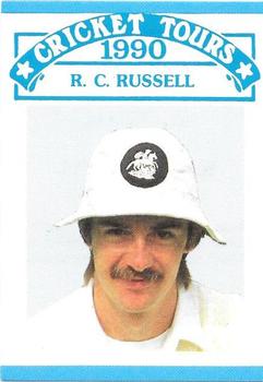 1990 Stamp Publicity Cricket Tours #16 R.C. Russell Front