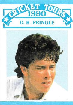 1990 Stamp Publicity Cricket Tours #23 D.R. Pringle Front