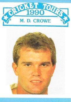 1990 Stamp Publicity Cricket Tours #27 M.D. Crowe Front