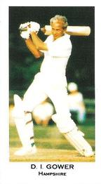 1990-91 County Print Services The England Cricket Team #6 David Gower Front