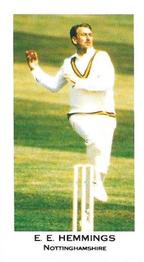 1990-91 County Print Services The England Cricket Team #7 Eddie Hemmings Front