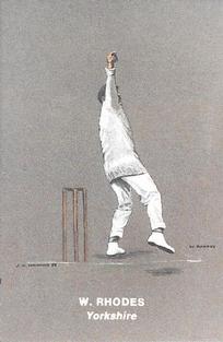 1991 County Print Services Cricket Golden Age #1 Wilfred Rhodes Front