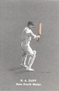 1991 County Print Services Cricket Golden Age #17 Reggie Duff Front