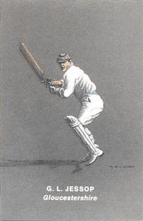 1991 County Print Services Cricket Golden Age #22 Gilbert Jessop Front