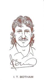 1991 County Print Services Somerset County Championship Cricket Series 2 #4 Ian Botham Front