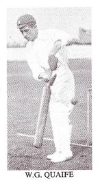 1989 County Print Services 1896 Cricketers #17 William Quaife Front
