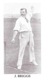 1989 County Print Services 1896 Cricketers #23 Johnny Briggs Front
